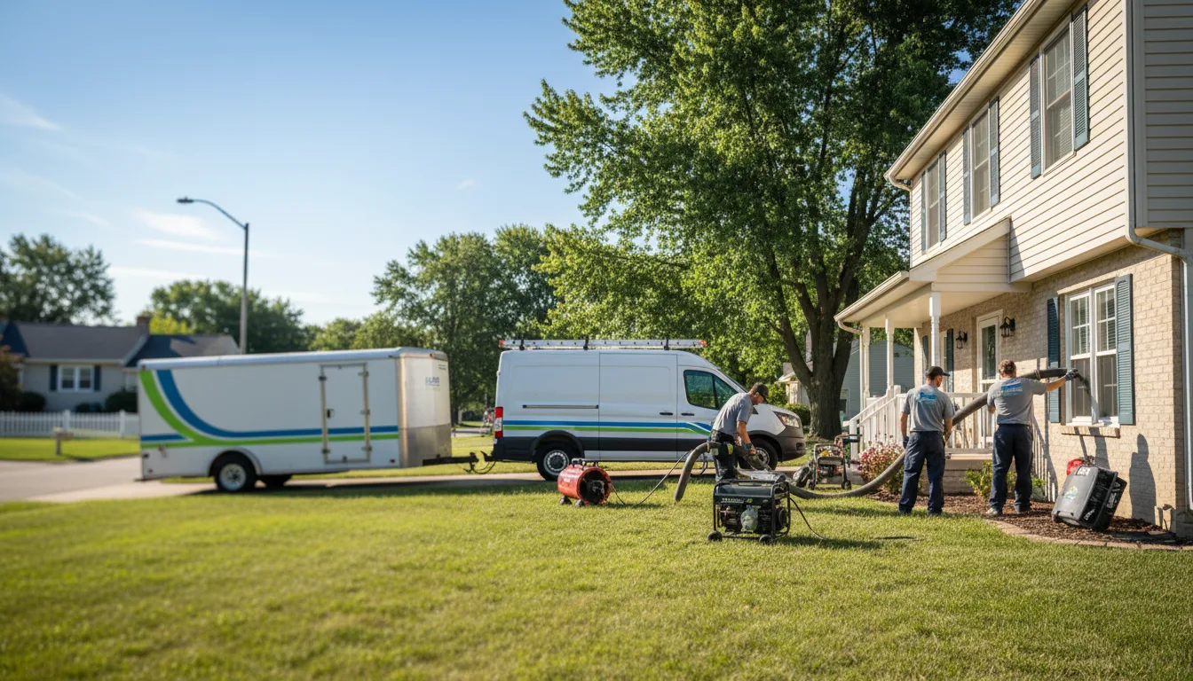 Flooded Basement Restoration And Cleanup With Repair in Ojibwa, WI near me